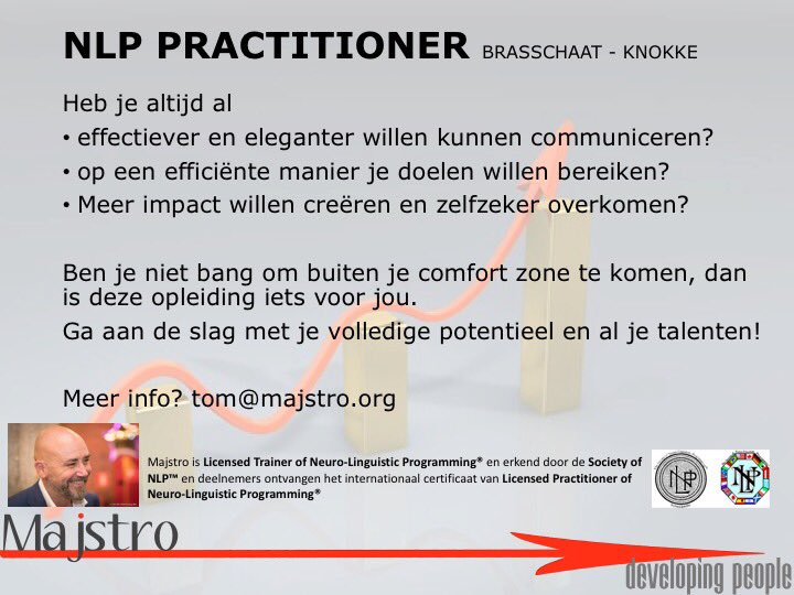 NLP practitioner worden? Het kan!