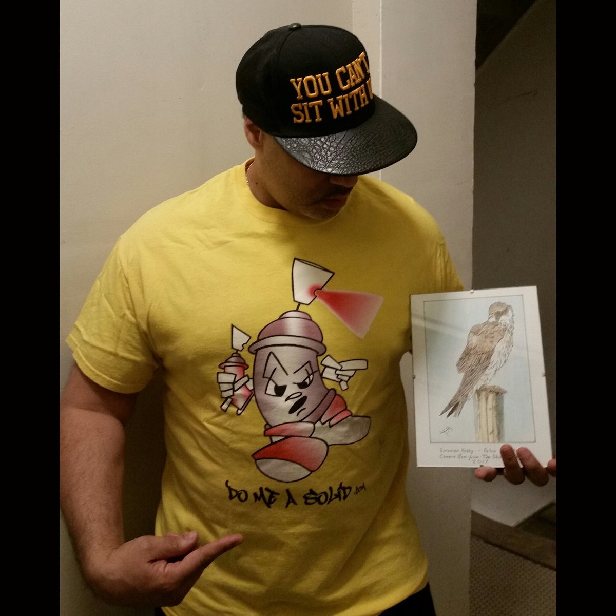 When artists exchange their work. Shout out to the Skull Collector. #jonsolid #domeasolid #instagramfamily #theamazingadventuresofjonsolid