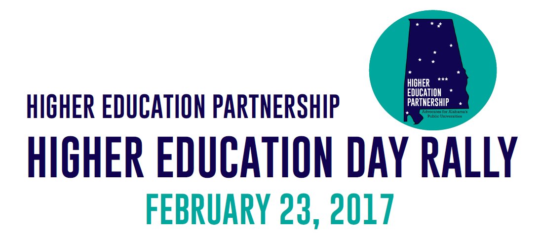 ALHigherEd's tweet photo. We're two weeks away from #HigherEdDay! We can't wait to see our college students advocating for higher education #AlHigherEd https://t.co/iZyX9nktNu