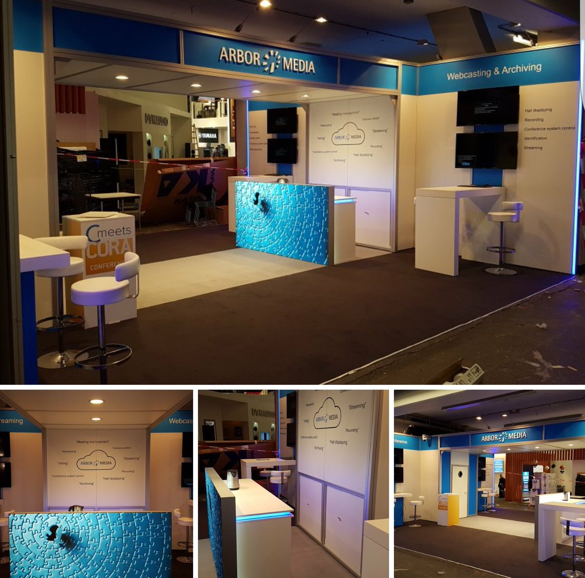 Een prachtige stand mogen bouwen voor <a href="/Arbormedia/">Arbor Media</a> . Heel veel succes deze week tijdens de ISE Europe! <a href="/RAI_Amsterdam/">RAI Amsterdam</a> <a href="/expovorm/">Expovorm</a>