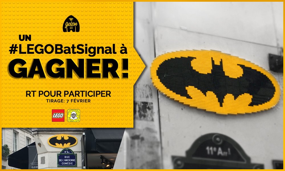 kultt_fr's tweet photo. J'ai un chouette #LEGOBatsignal pour vous.
RT + Follow (Tirage le 7 février). https://t.co/WLvxjkLAz0