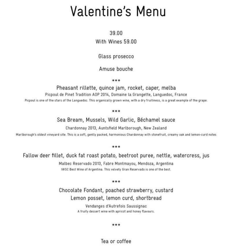 ShanesCanalside's tweet photo. Do something different this Valentines. A six course treat of wild meats, fish, foraged greens &amp; something sweet! £39pp or £59pp with wine. https://t.co/0CfXdtrHlS
