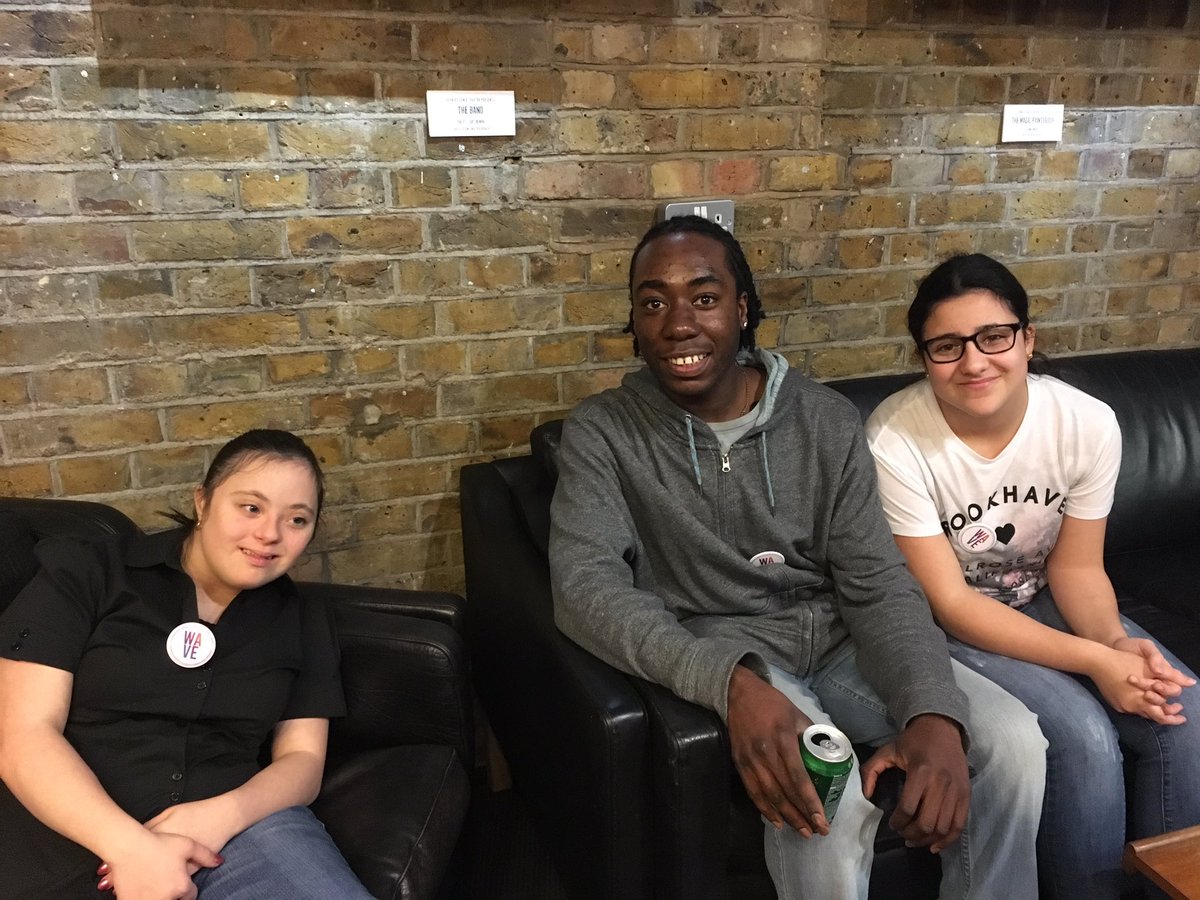 hannah4uk's tweet photo. Jenny, Darrell and Caroline excited for @wavecafeN10 #wavecafe #tweets4sweets https://t.co/Ro3Np4i48l
