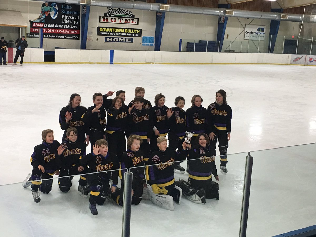 D110Storyteller's tweet photo. Wildcats fought hard in Duluth, went 3-1, played Range kids 2x their size! Took consolation. #18 scored some goals, had nice assists. https://t.co/9oUTl9wP5D