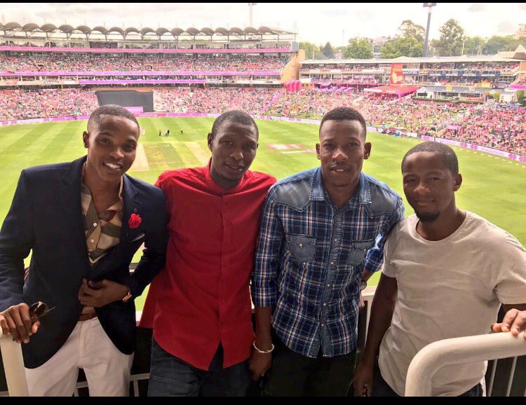 GcabaAyanda's tweet photo. It was a lovely weekend with the boys supporting the proteas. https://t.co/bdSpaZdOSn