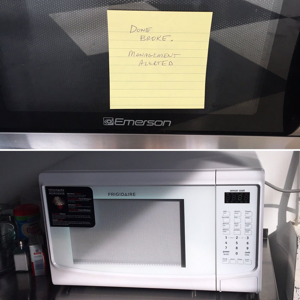 SmartBaseMN's tweet image. After days of forgetting-the-microwave-was-broken &amp;amp; extreme-sadness-when-you-realize-you-have-to-eat-lunch-cold, it&apos;s finally replaced! 🙌🏼