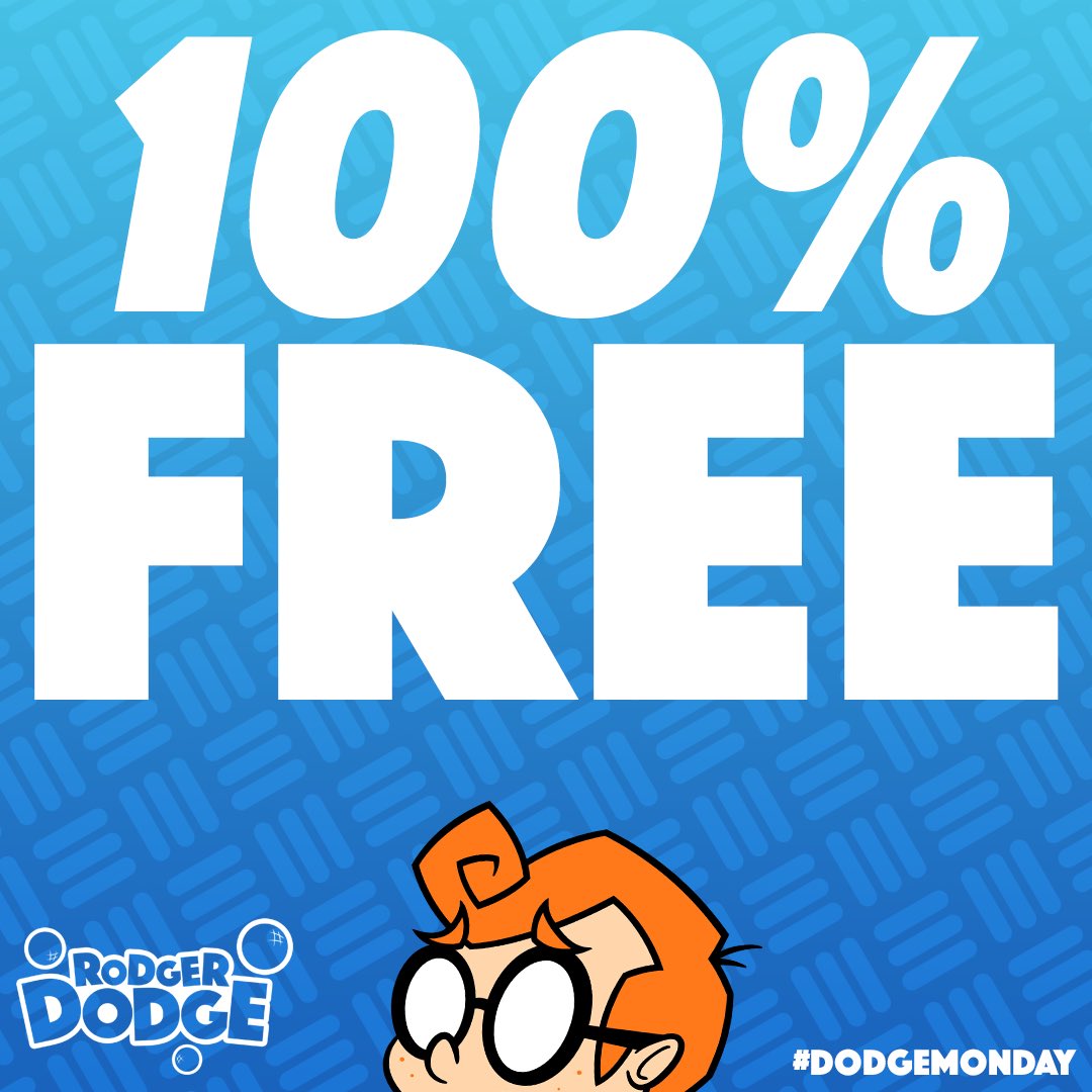 BudgessMan's tweet photo. No purchase necessary. #RodgerDodge will be 100% free. #DodgeMonday #FreeApp #IndieGame #GameDev #IndieDev #Indie #Mobile #AppStore https://t.co/p3jGHf8Un4