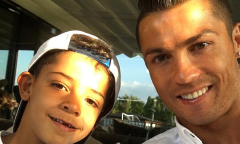 Happy birthday The footballer celebrated with his adorable son Cristiano:  