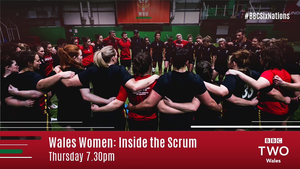 BBCWales's tweet photo. 💪 Commitment. Dedication. Hours and hours of training… 

🏉 A glimpse #InsidetheScrum of the Wales Women's Rugby team https://t.co/fudBPrT3kS