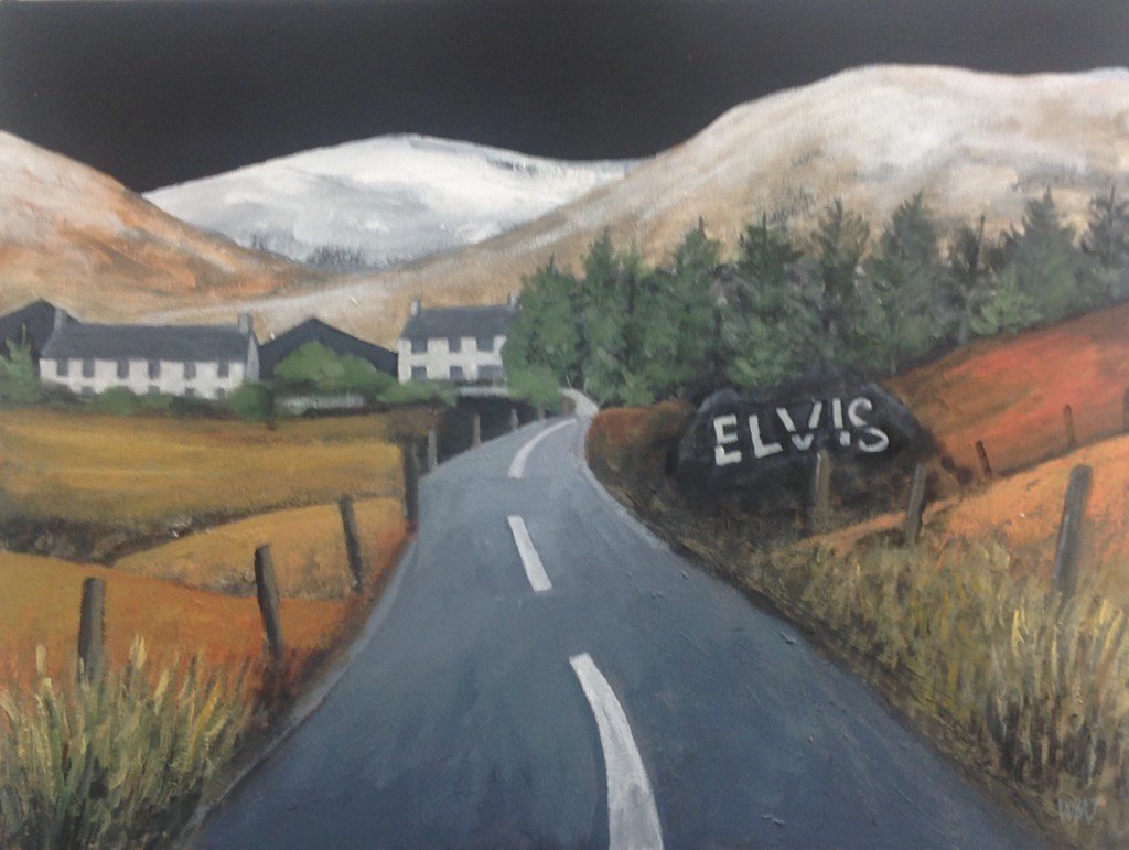 orielwynmel's tweet photo. ICONIC #ELVISROCK #WALES ltd.ed. #print https://t.co/n9FYsYX4sr Now in #graceland @ElvisPresley @Elvis_News https://t.co/fxYIhxNHeJ