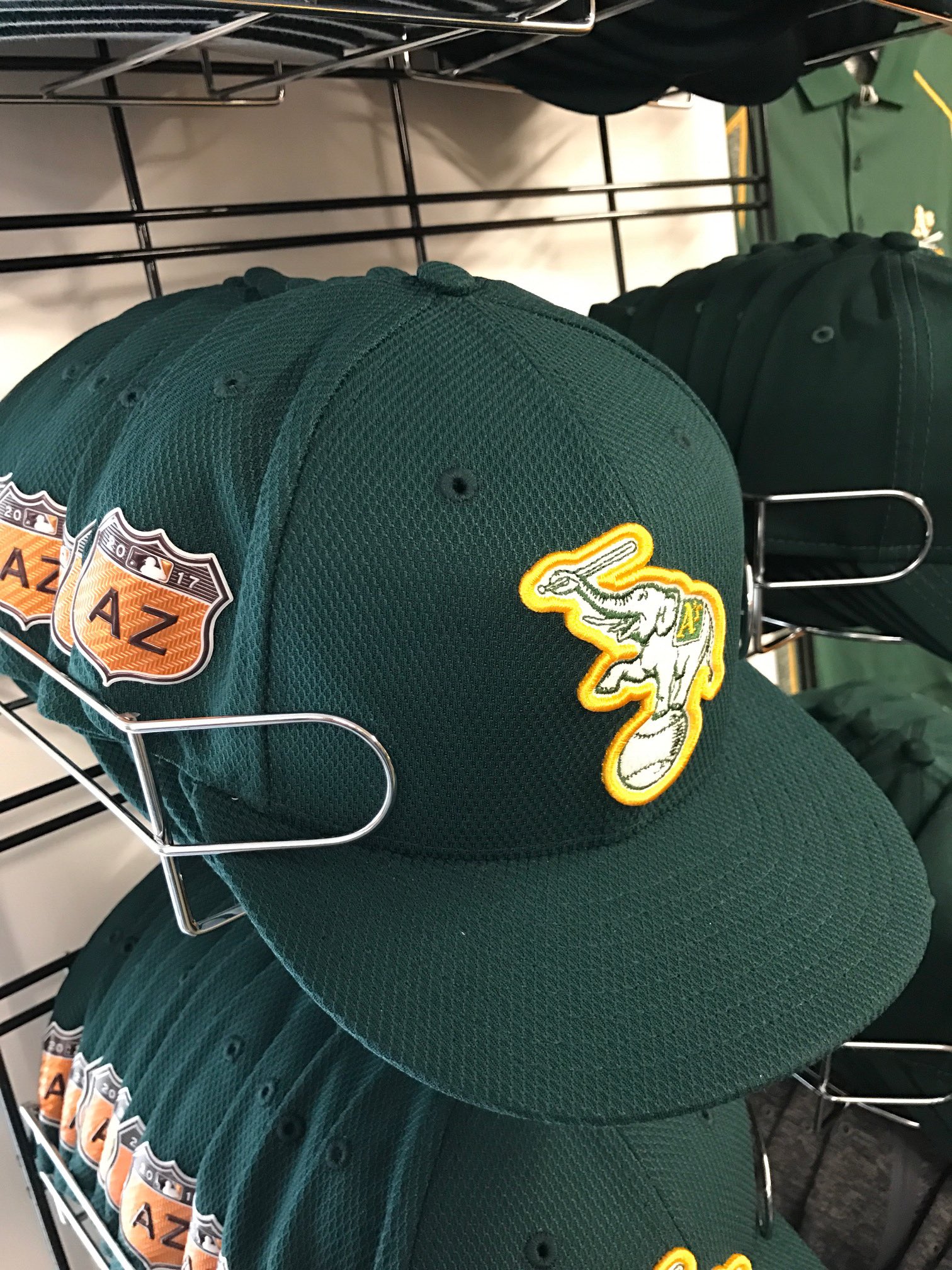 Oakland A's on X: Swing by our Team Store at Hohokam Stadium and gear up  for Spring 2017. Open M-F: 10-3pm & Sat 10-2pm.   / X