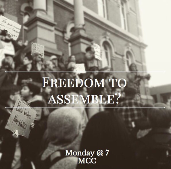 Let's talk about the recent events happening on our campus and in our country. Join us tonight for our GB meeting at 7.