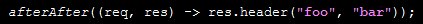 sparkjava's tweet image. with @sparkjava 2.5.5 the concept of a finally (afterAfter) filter is introduced. A better name is sought! #sparkframework #java8
