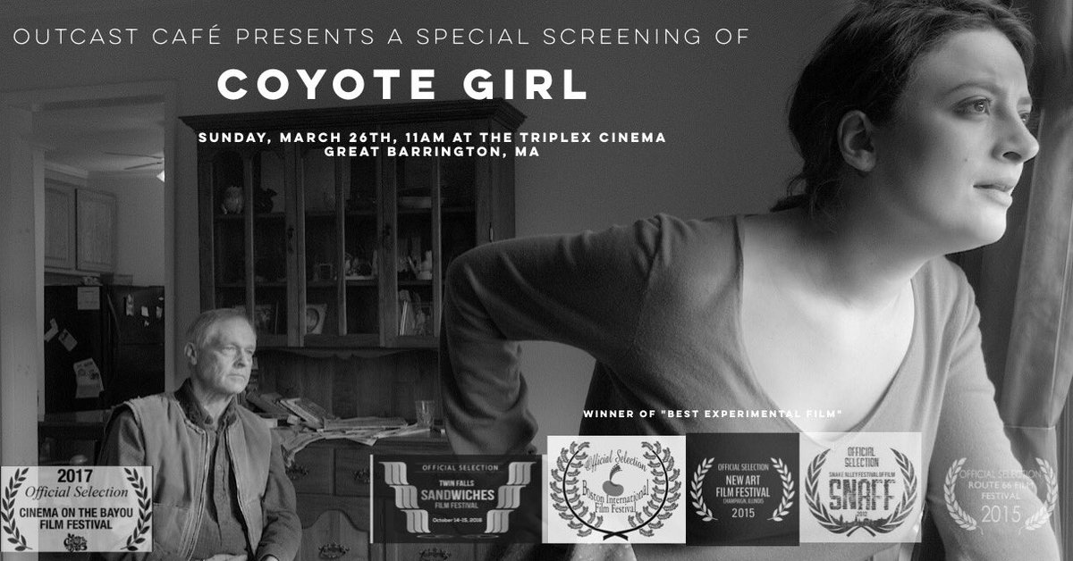 Details now available for the #CoyoteGirlTheShortFilm Great Barrington screening at The Triplex: facebook.com/events/1857474…