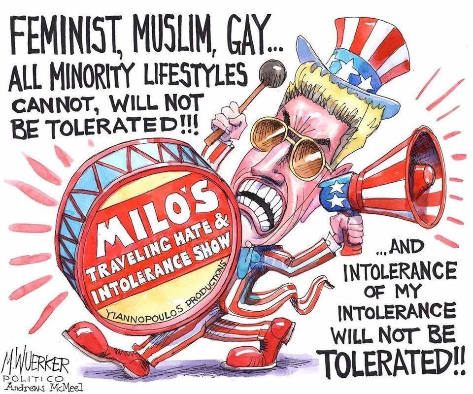 KEEMSTAR's tweet photo. #Milo is in fact Gay! How fucking retarded is the Left??? https://t.co/jGlN8npgQ0