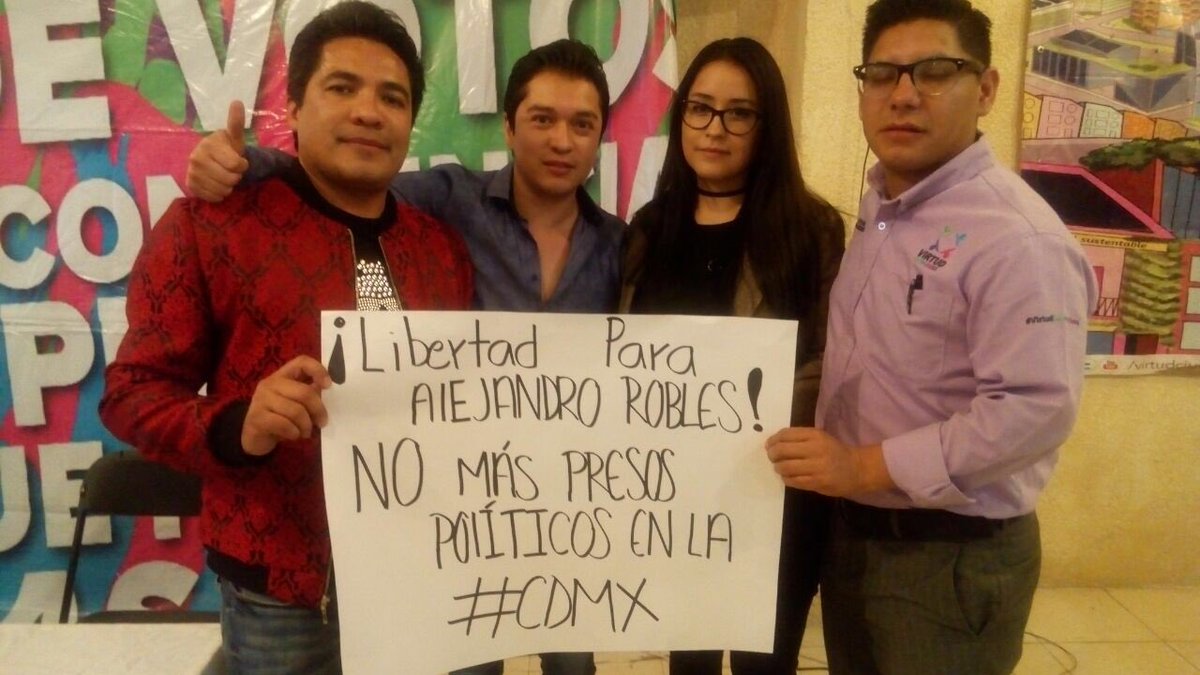 lilah_ac's tweet photo. Respaldamos a nuestro amigo @alejandrorobmx denunciamos injusticia que enfrenta y demandamos su libertad @PGJDF_CDMX https://t.co/bL6QYVZPQg