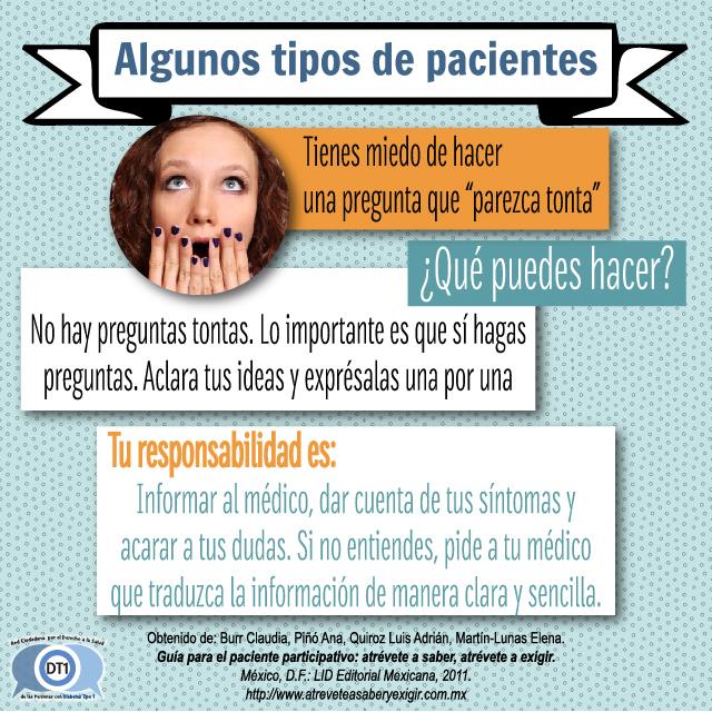 RCDiabetesT1's tweet photo. Recuerda que un paciente participativo pregunta dudas y se dirige de manera asertiva con el médico. ¡Toma el control de tu salud!
#RedDT1 https://t.co/dls0zez0Zs