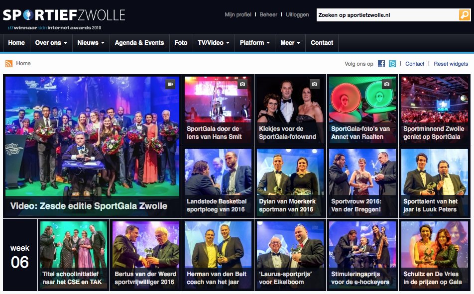 Nog even nagenieten van het SportGala Zwolle? Ga dan naar sportgalazwolle.nl. Of neem een kijkje op sportiefzwolle.nl! #Zwolle