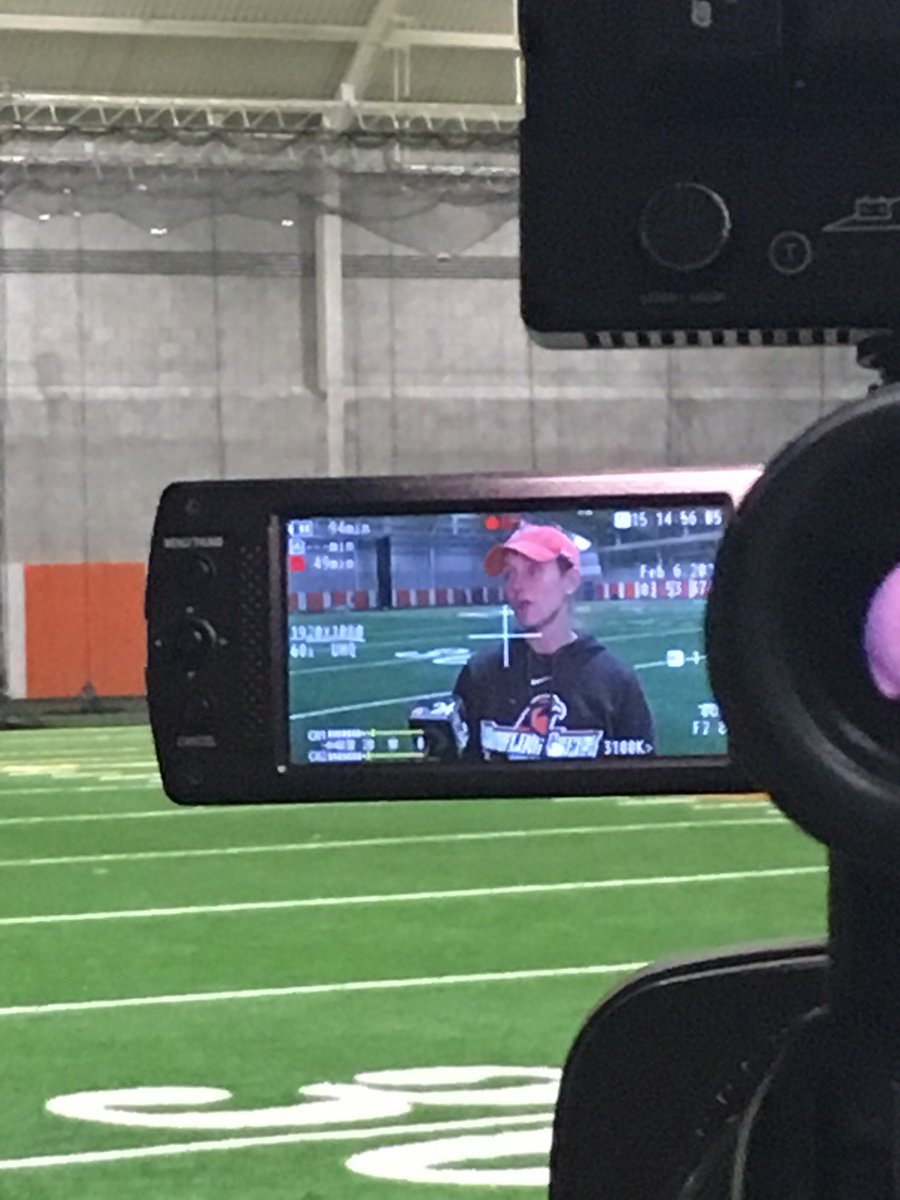 BGSUSoftball's tweet photo. It's GAME WEEK for the softball #Falcons! Seniors Briana Combs &amp; Haley Schrock &amp; Coach Willis did some interviews with @NBC24WNWO today. https://t.co/iCFwCQYa7j