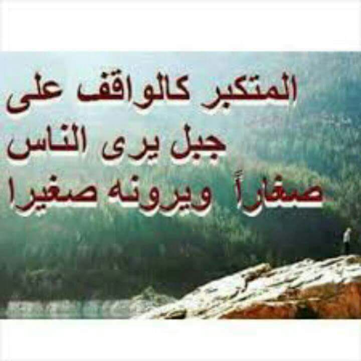 ياللي تزم النفس بالكبر مسكين
الكبــر ما يقضي لراعيه عازه

ترى حياتك كلـها بين قوسين
اولك نطفه والنهايه جنــازه :::