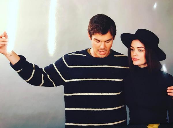 PLL_random's tweet image. Lucy &amp;amp; Tyler ayer en #RevelationsGermany  #PLL #PLLCon