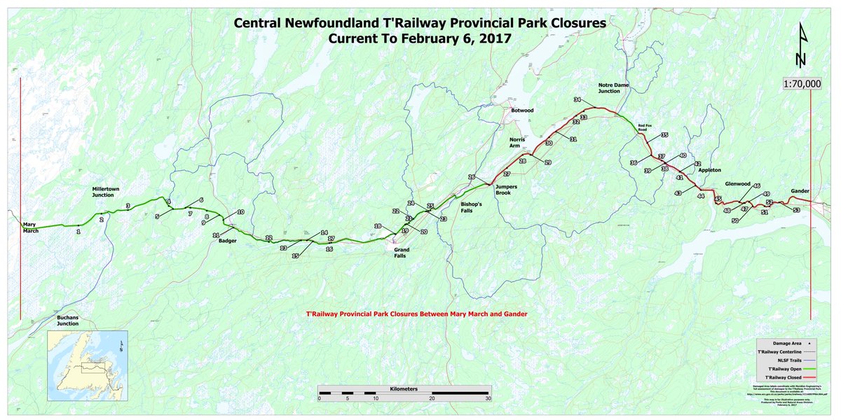 The section of the T’Railway between Mary March Brook &amp; just west of Jumpers Brook is now open. releases.gov.nl.ca/releases/2017/…
