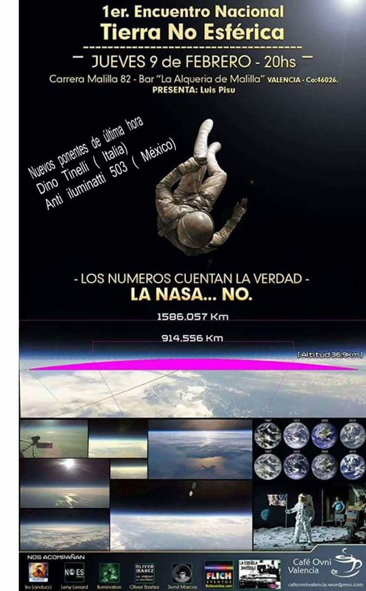 La tierra es plana. Los números cuentan la verdad que la NASA oculta.