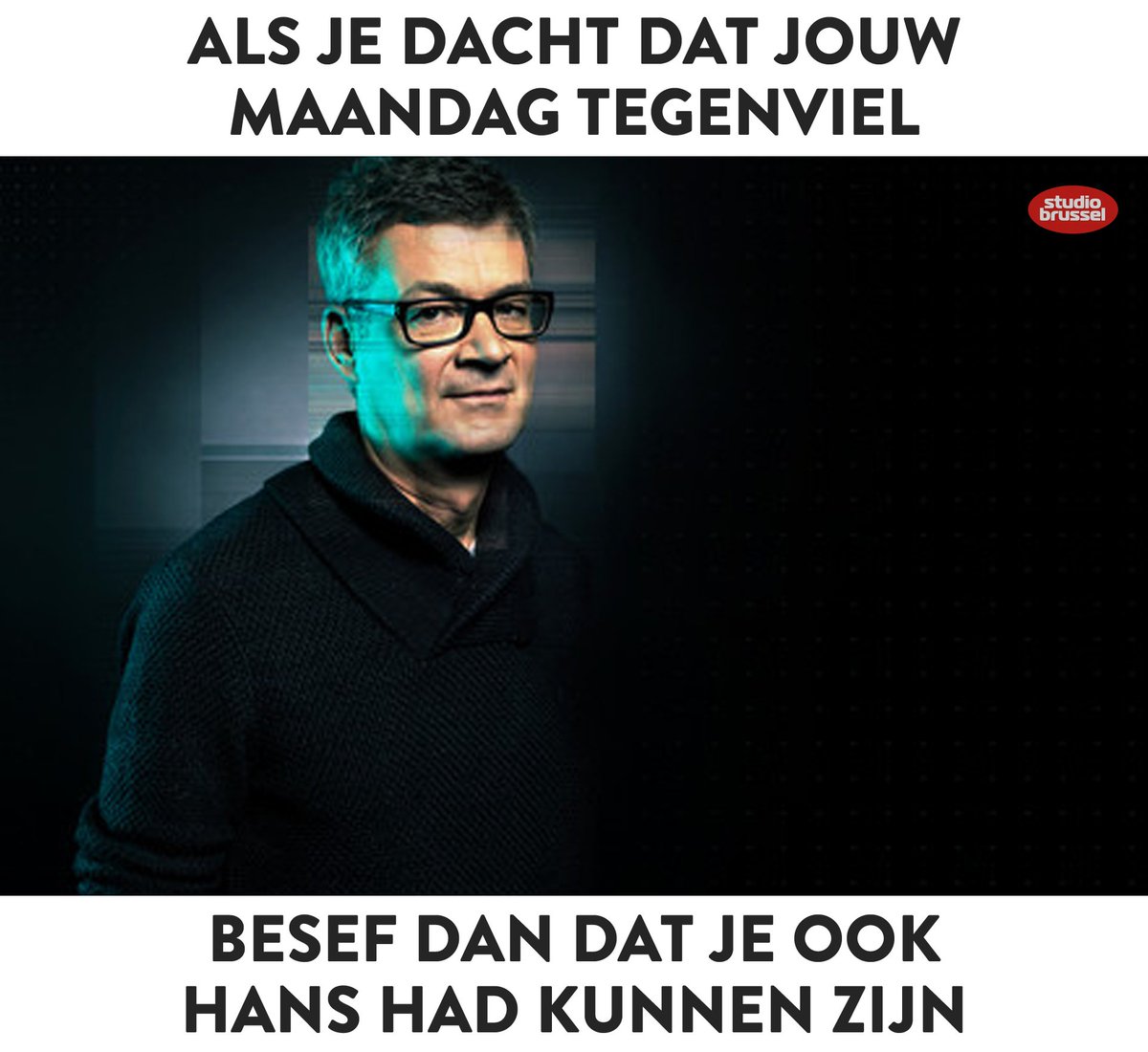 stubru's tweet photo. #jesuisHans #DeMol https://t.co/fjxYPUzxdz