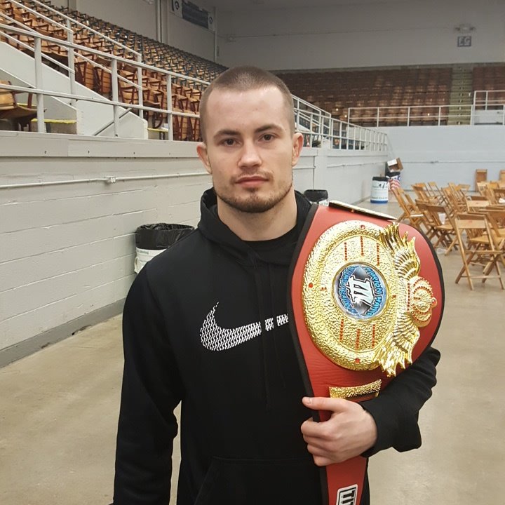 ACFT_TheAnvil's tweet photo. Congratulations to my little brother :-) on the accounting a champion over the weekend hardcore Corey Bruckner👊#andthenew #champ #arescombat https://t.co/XGkdXEYvqp