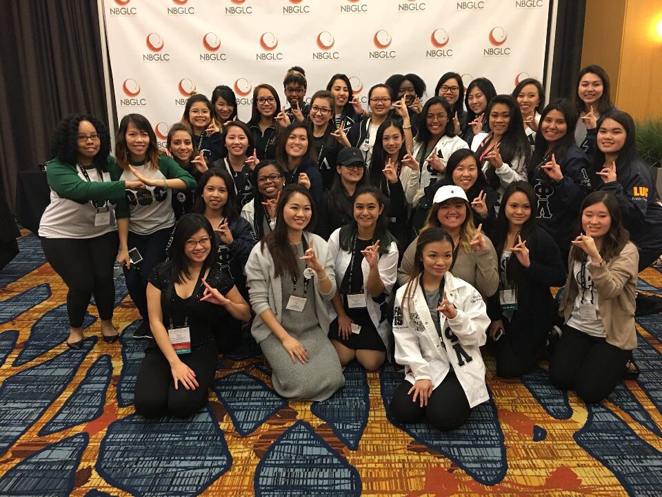 Delta Phi Lambda Sorority Innnnncorporated slaying at #AFLV2017 🦋🦋🦋 <a href="/UCDPhiL/">Delta Phi Lambda</a> @GoGreekUofCincy