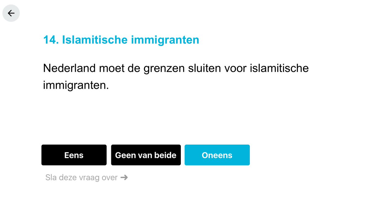 6 feb 2017. De dag dat de #stemwijzer ongrondwettelijke discriminatie op basis van godsdienst normaliseert tot vraag. Niet normaal.