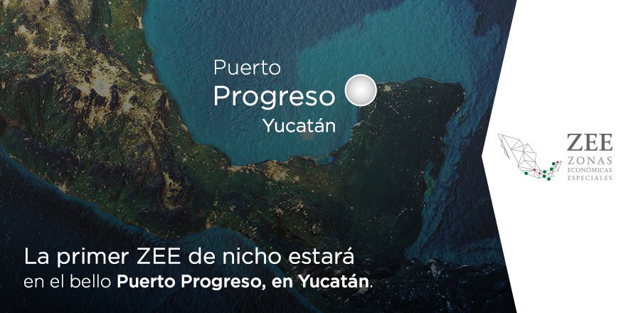 JoseAMeadeK's tweet photo. La primera de las @ZonasEconomicas Especiales de nicho estará en Progreso, Yucatán. #ZEE https://t.co/4EpGv2O5k0