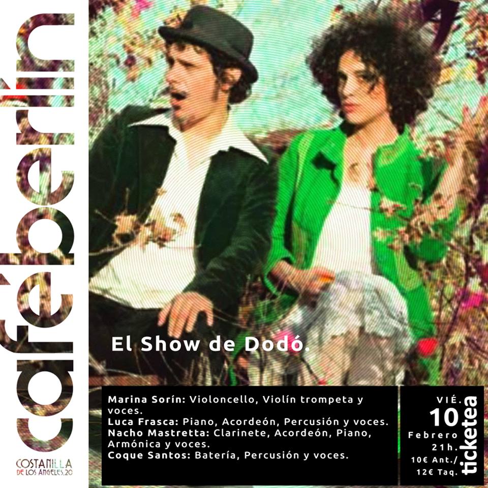 Los esperamos este viernes con El Show de Dodo en el <a href="/CafeBerlinMad/">Café Berlín Madrid</a> a las 21 hs!