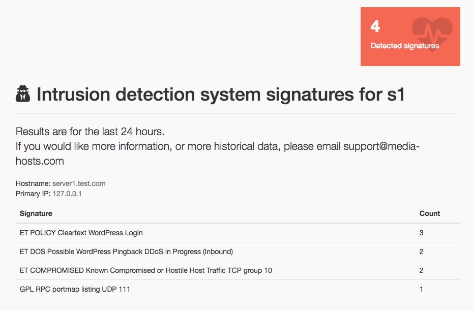 mhosts's tweet photo. All #dedicatedserver clients now have access to real time reports fed by our #IDS. https://t.co/HrDn5dvZcu #Free for all of our customers. https://t.co/5nlWKLKZDU