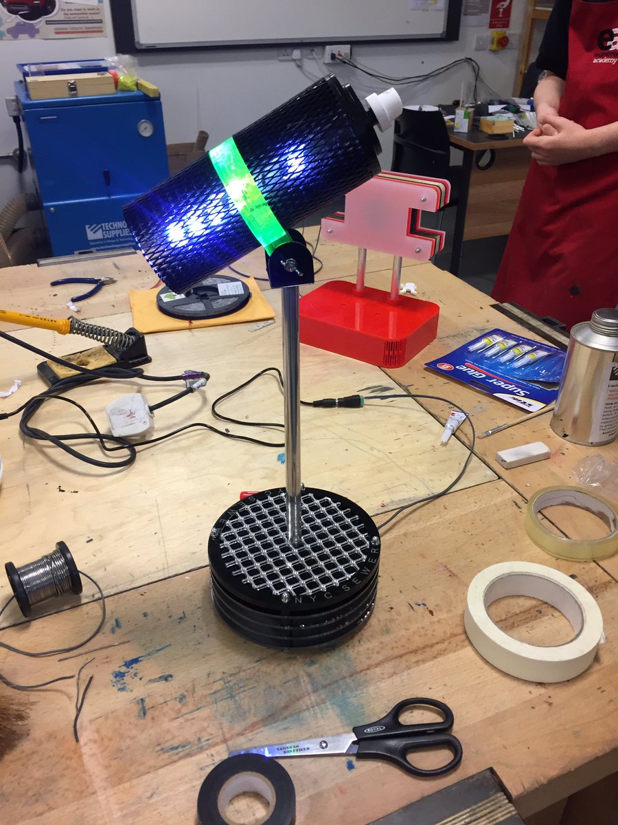 DTMcLaughlin's tweet photo. Slowly but surely... #dt #gcse #dtchat #aqa #lamps #design #practical https://t.co/gR7vAdK3HA