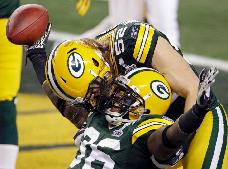 packers's tweet photo. On this day in 2011: The #Packers win Super Bowl XLV 🏆

📸: https://t.co/CXqaDXWaeW

#GoPackGo https://t.co/u3lOI2Hv4n