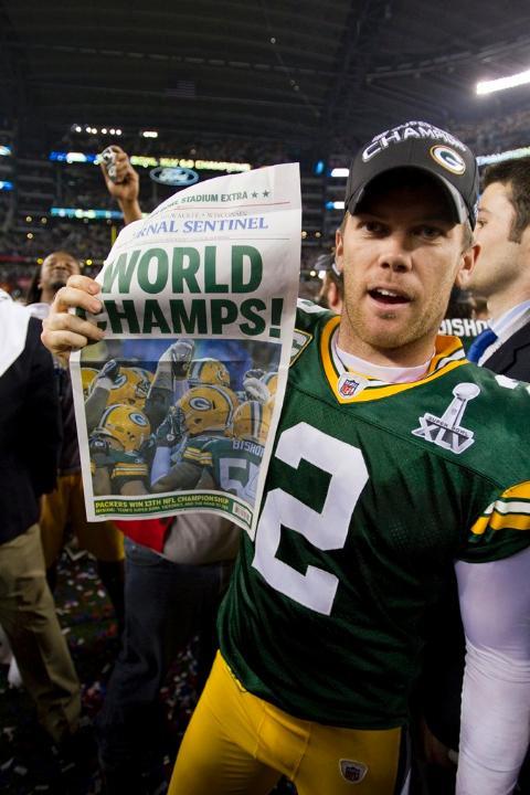 packers's tweet photo. On this day in 2011: The #Packers win Super Bowl XLV 🏆

📸: https://t.co/CXqaDXWaeW

#GoPackGo https://t.co/u3lOI2Hv4n