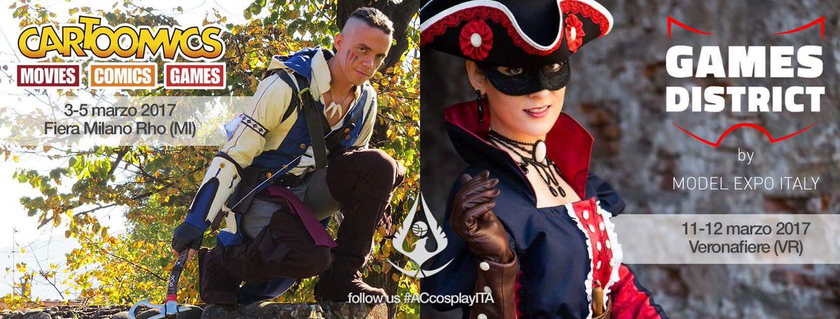 Don't miss our next events! fb.com/accosplay #assassinscreed #cartoomics #accosplayita #Cartoomics  #GamesDistrict