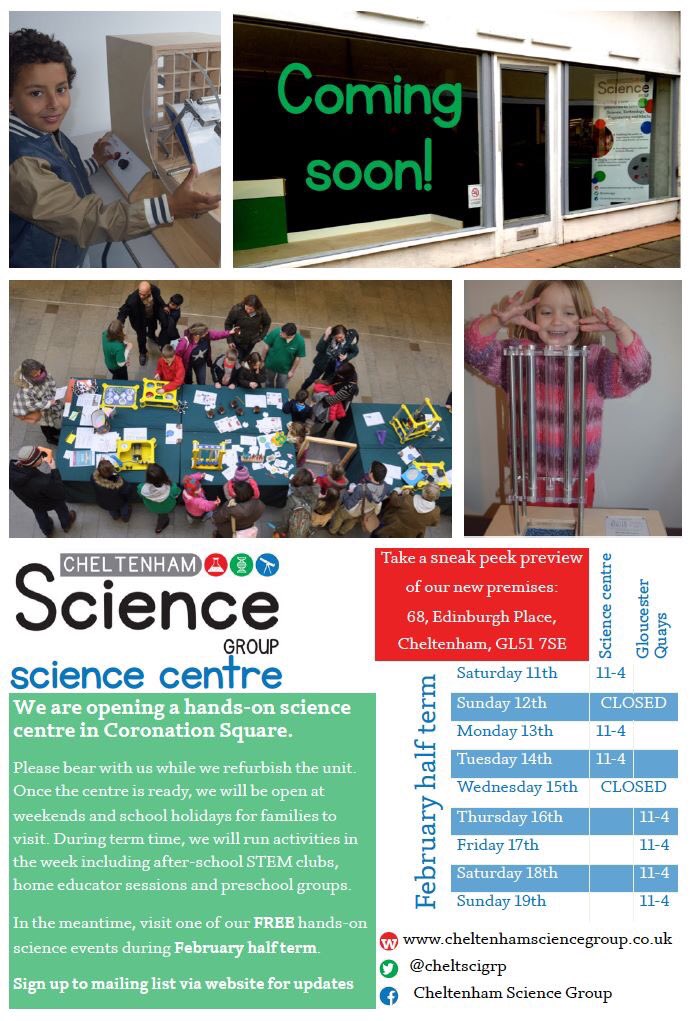 watto_pears's tweet image. It may not be #halfterm in #Worcestershire yet but you can still pop down to #Cheltenham for #free hands-on #science #WorcestershireHour