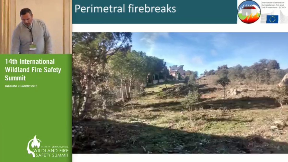 PCivilTorre's tweet photo. Los trabajos prevención incendios forestales realizados en #Torrelodones, se muestran en el 14th Int'l Wildland Fire Safety Summit #2017FSS https://t.co/rhg5BPuA9D