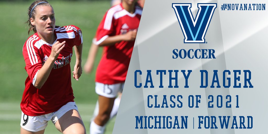 NovaWSoccer's tweet photo. Welcome to Nova Nation, Cathy Dager! #NovaNation #VUWS https://t.co/Z5adZF8Say