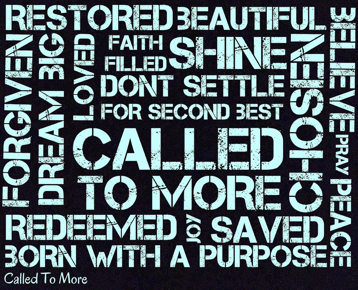 CalledToMore's tweet photo. #calledtomore #saved #restored #believe #loved #dreambig #bornforapurpose https://t.co/QKoF138P1q