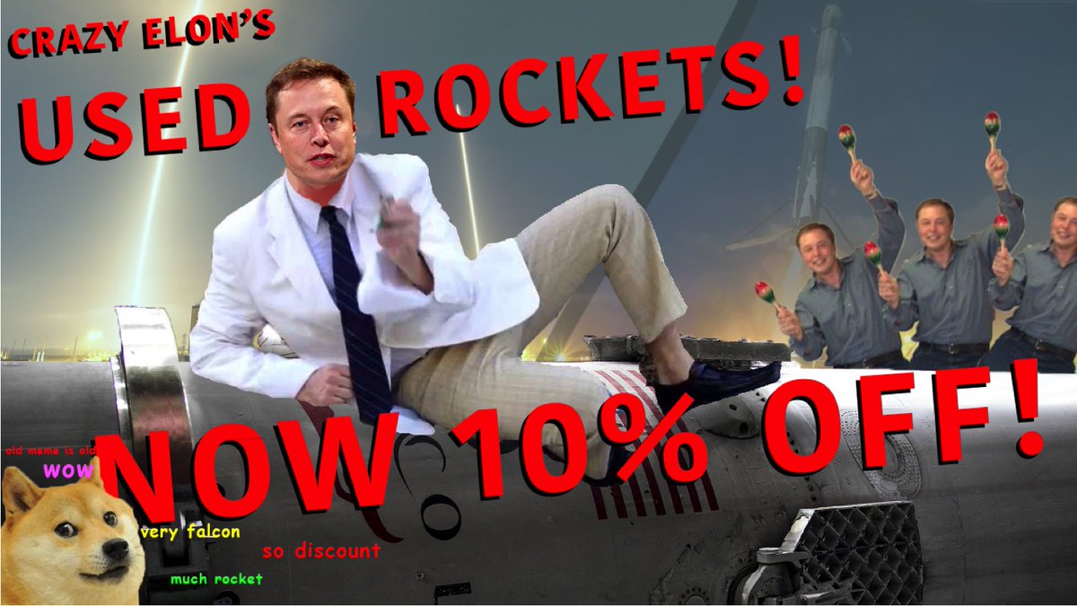 AllSpaceCnsdrd's tweet photo. Thanks to our great audience for last Friday's ASC. Wonder what @elonmusk will think about this? Hey #SpaceX you can have it royalty free! https://t.co/WqXBgl3iFz