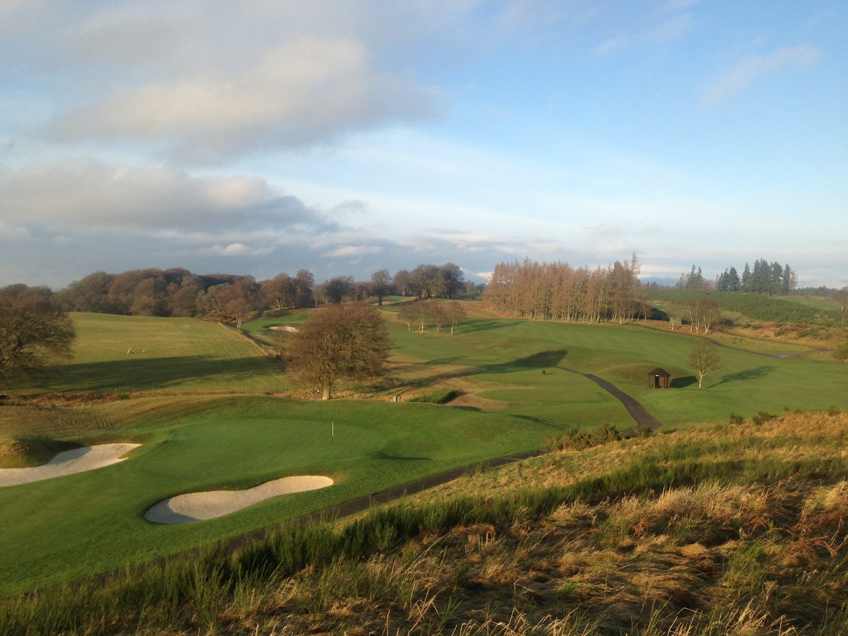 Strange day today <a href="/Gleneagleshotel/">Gleneagles</a> Fog &amp; frost followed by cracking sunshine then cold and cloudy pm Team busy with lots of projects though