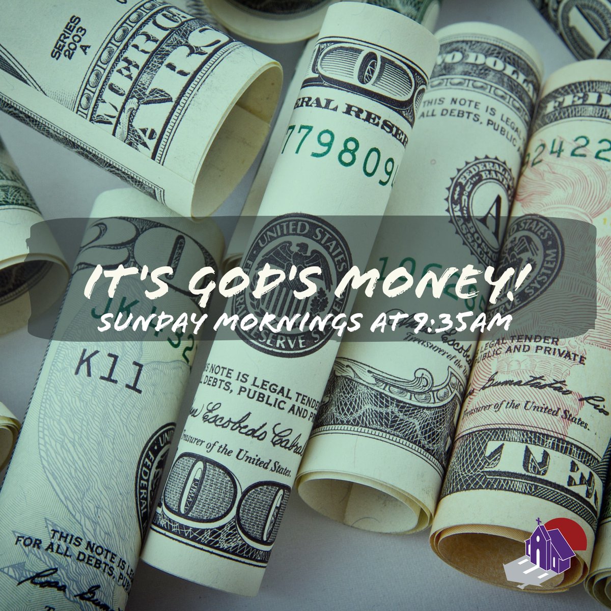 Join us this Sunday for a three week series.  'It's God's Money' #BiblicalFinances #Stewardship ow.ly/5F8k308JOxL