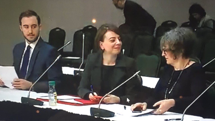 CDTSuOttawaCLTS's tweet photo. This afternoon, the @Telecom_ConsIR Team was presenting their findings at @CRTCHearings on the #WirelessCode! https://t.co/xFw6PIwGCc