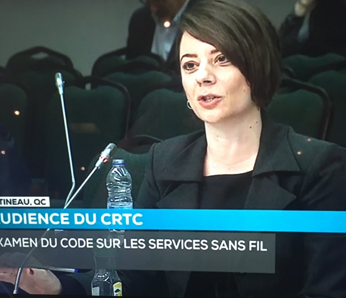 CDTSuOttawaCLTS's tweet photo. This afternoon, the @Telecom_ConsIR Team was presenting their findings at @CRTCHearings on the #WirelessCode! https://t.co/xFw6PIwGCc