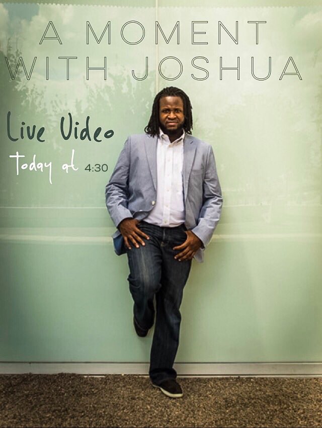 Join me for a moment live at 4:30 CST. on Facebook!!!