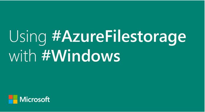 AzureSupport's tweet image. How to use #AzureFileStorage with Windows: aka.ms/p2357