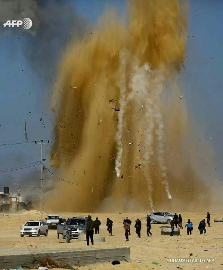 vic2pal's tweet photo. Today:
The moment of israeli launch was hit north west of #Gaza https://t.co/bnbYmn75WS